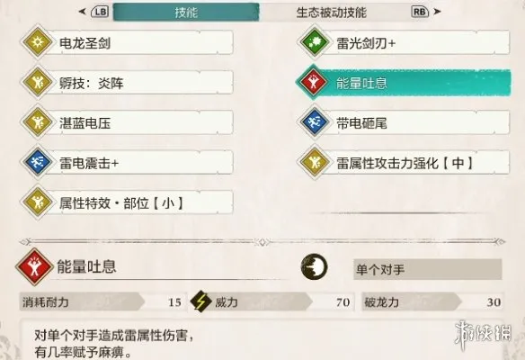 《怪物猎人物语3命运双龙》开荒青电主电龙因子搭配详解