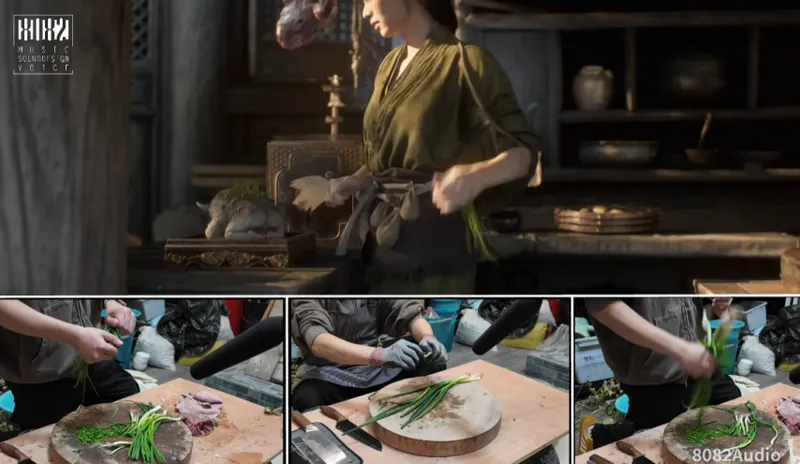 《黑神话：钟馗》实机短片拟音揭秘-真实烹饪录音打造极致音效
