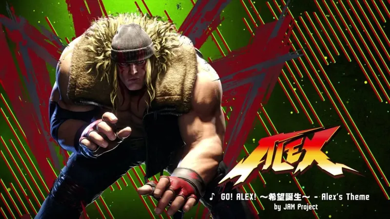 《街霸6》新回归英雄Alex爆火