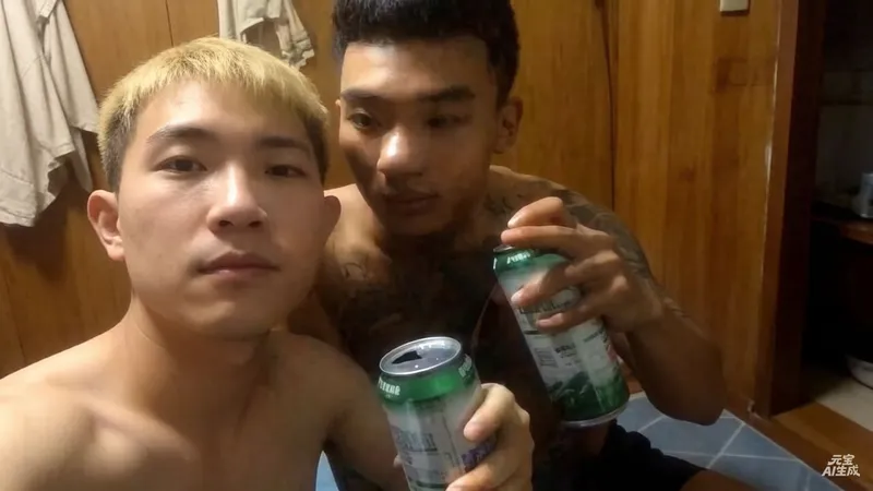 把好兄弟灌醉了，就这样玩！#帅哥合集#明日方舟新手攻略#游戏推荐