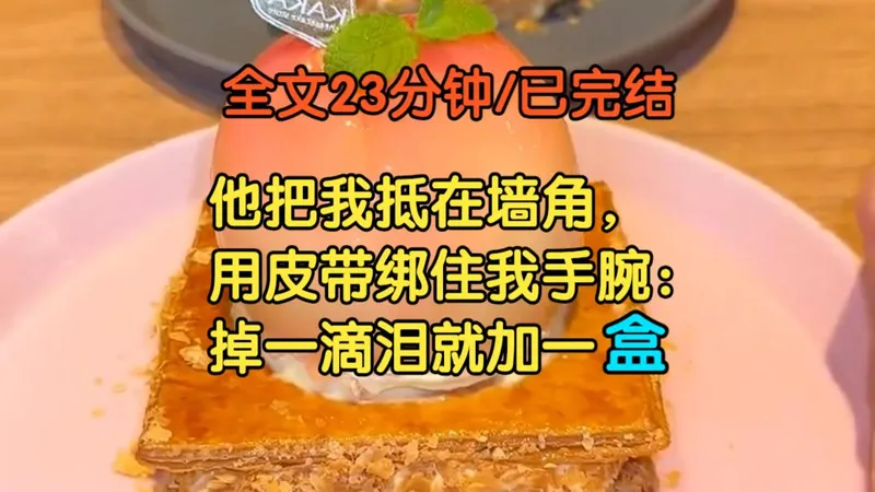 【双男主完结文】他把我抵在墙角，用皮带绑住我手腕：掉一滴泪加一盒哦~
