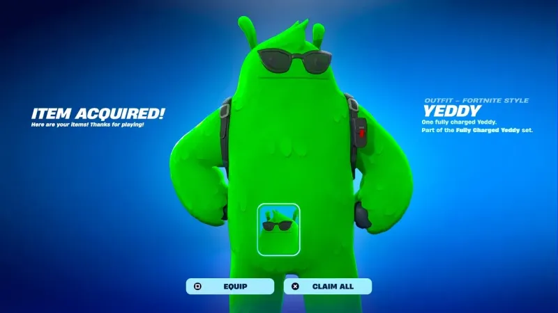 《堡垒之夜》第7赛季第2章Yeddy皮肤免费获取指南-移动端专属奖励详解