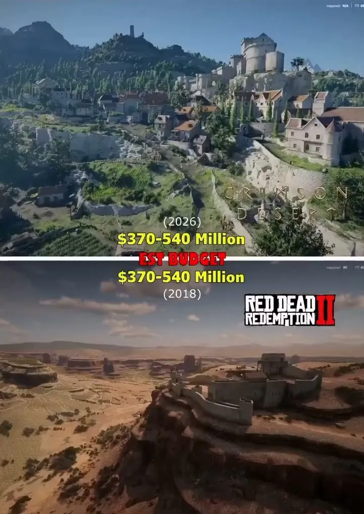 《红色沙漠》与《荒野大镖客2》对比