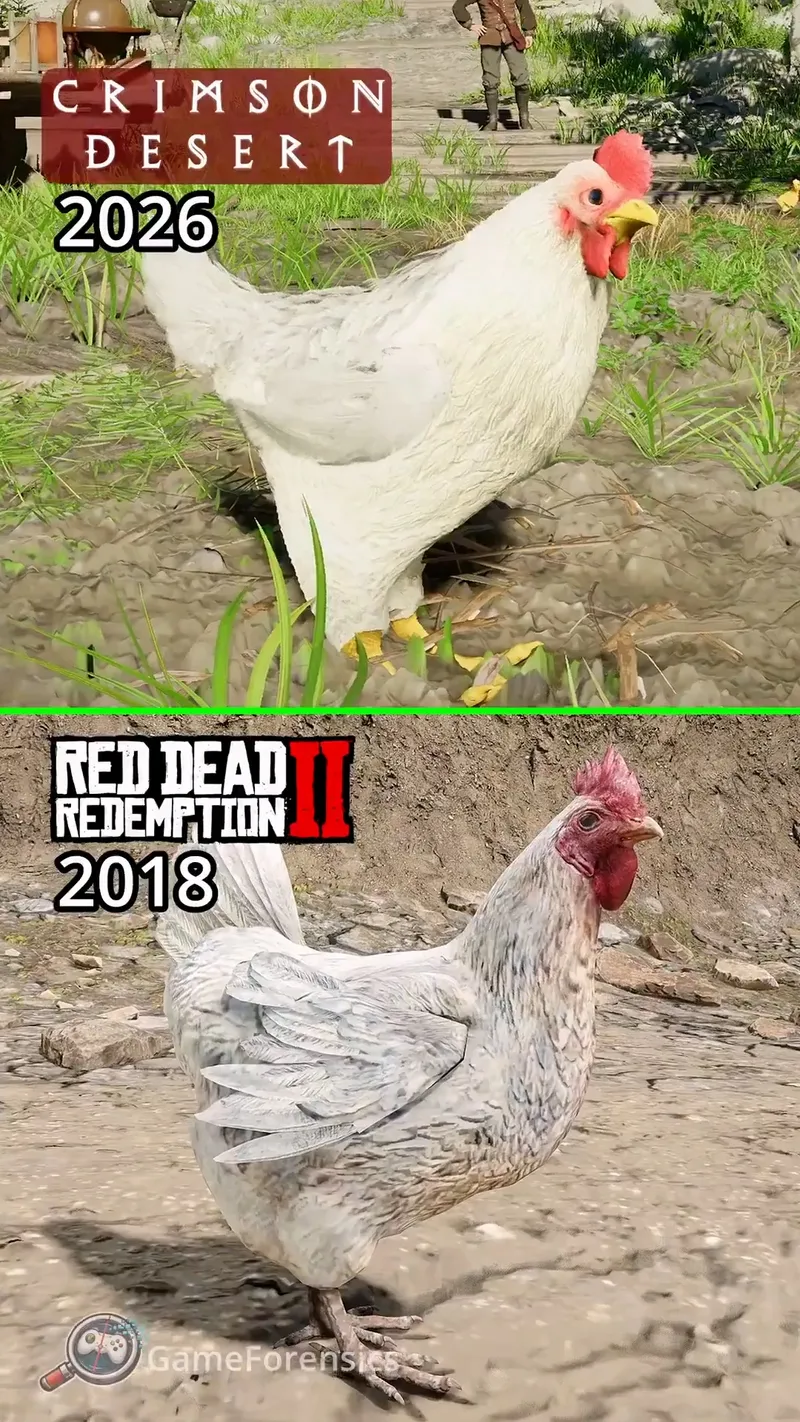 《红色沙漠》与《荒野大镖客2》对比-开放世界细节与设计解析