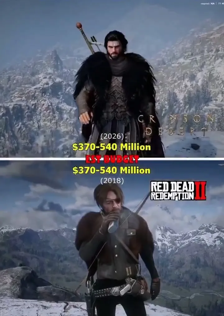 《红色沙漠》与《荒野大镖客2》对比