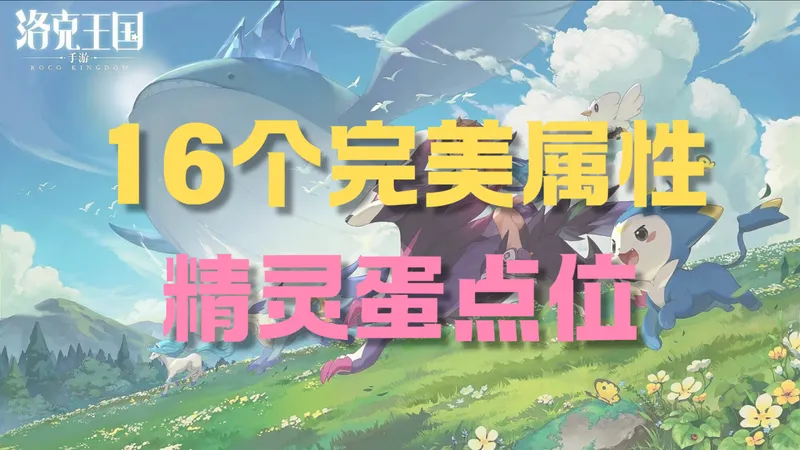 开服必看的 16 个完美属性精灵位置