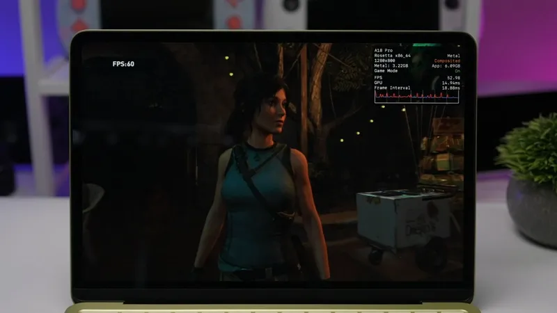 《赛博朋克2077》MacBookNeo性能测试