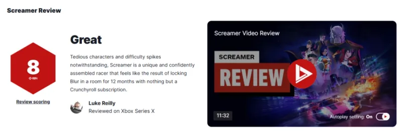 《Screamer》二次元赛车重制