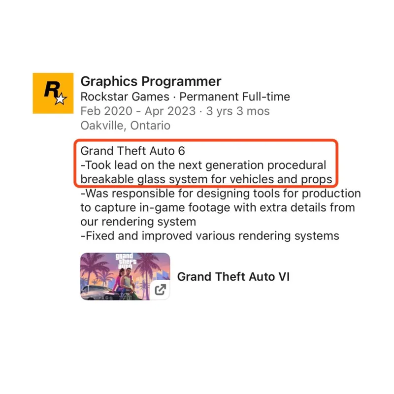 《GTA6》细节革新