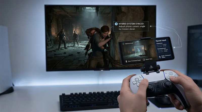 索尼新专利曝光-《PlayStation》手机连接DualSense手柄扩展操作