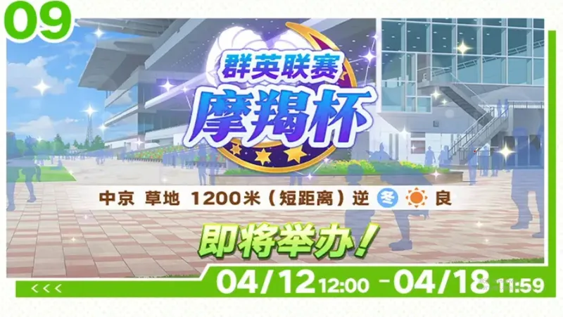 【闪耀优俊少女】偶像杯第五次大赛 摩羯杯大赛攻略 中京1200