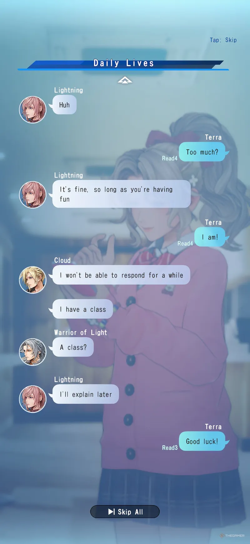 《DissidiaDuellumFinalFantasy》角色互动精彩瞬间