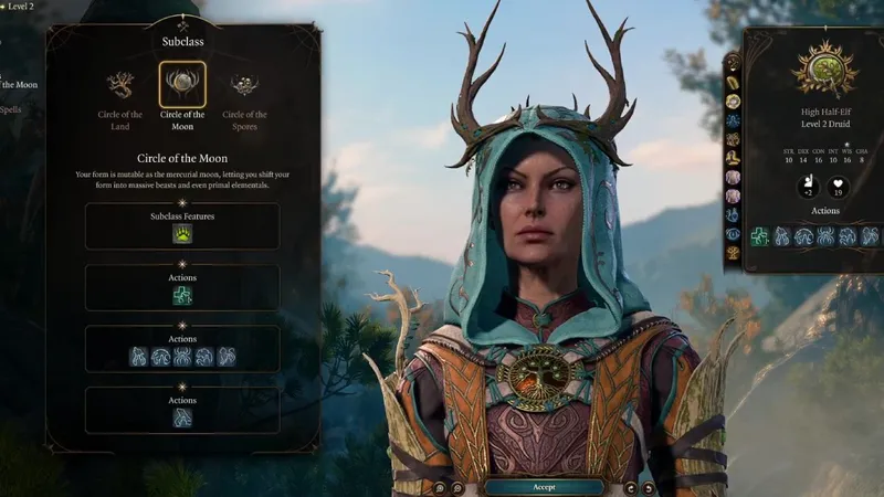 《博德之门3》中贾希拉最佳构筑方案-战士等级与法术推荐