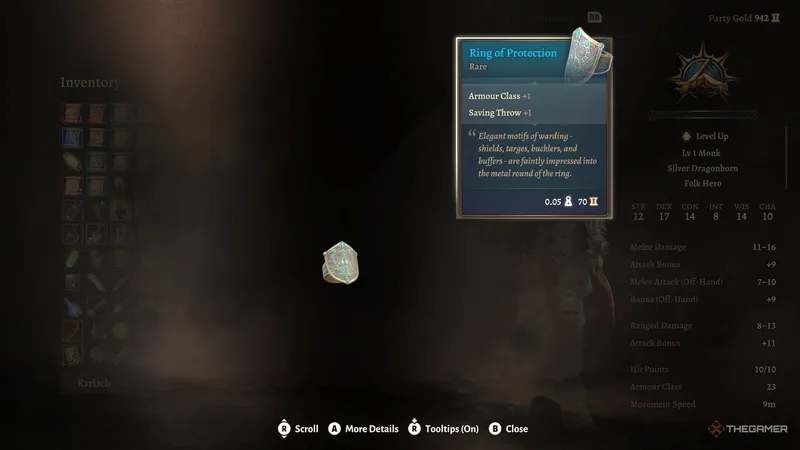 《博德之门3》中武僧最佳装备推荐