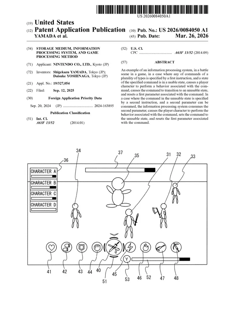 《异度神剑X》战斗系统UI疑似被任天堂专利借鉴
