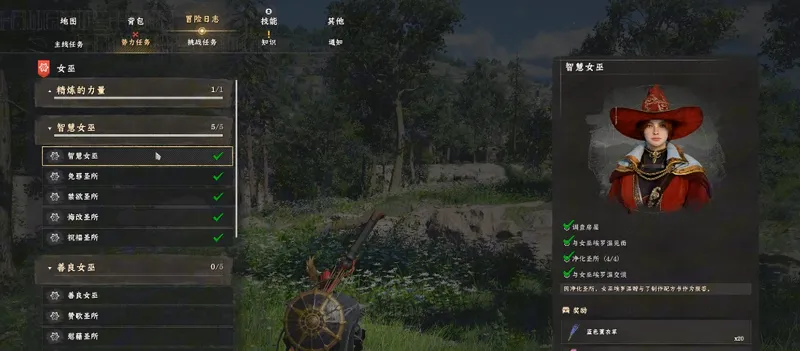 《红色沙漠》智慧女巫位置详解