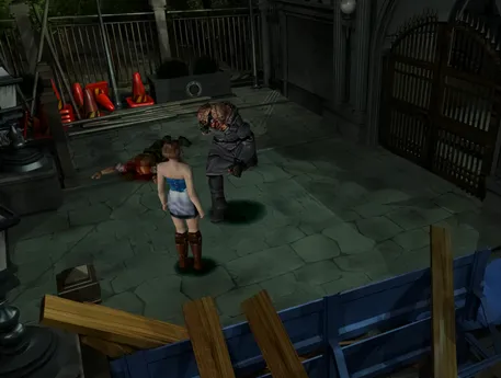 《生化危机3重制版》警察局庭院详解