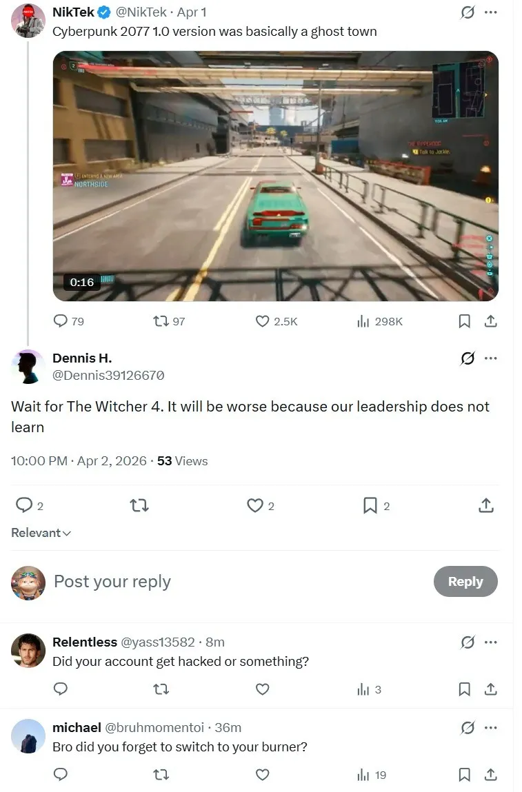 《巫师4》首发或重蹈覆辙