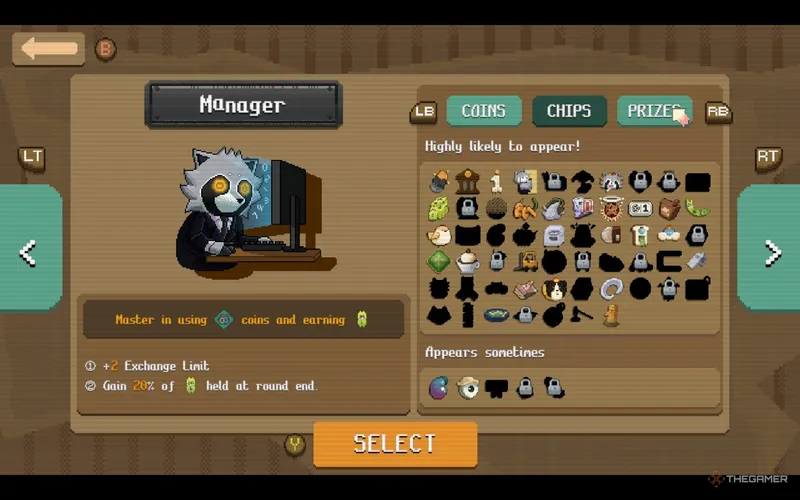 《Raccoin》最佳角色选择指南