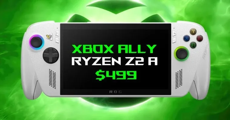 《ROGXboxAlly》掌机降价100美元-亚马逊基础版售价499美元