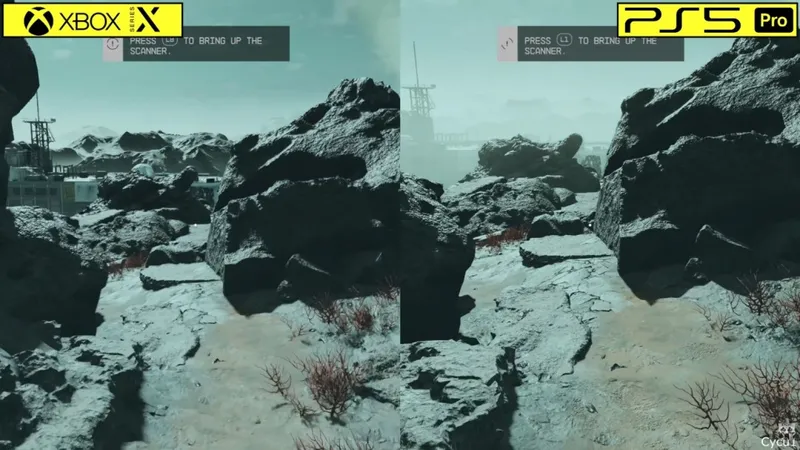 《星空》PS5Pro与XboxSeriesX画质对比