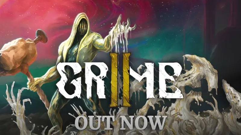 【尘埃异变2/GRIME2】美味的类魂银河城，正式版全流程实况，趣味花样远超一代，进步很大（白金完结，存档接近毕业））