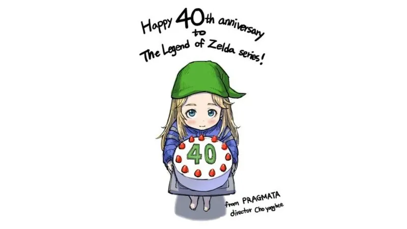 《识质存在》总监贺《塞尔达传说》40周年-手绘插图致敬经典