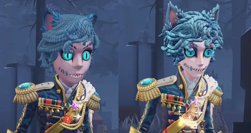 《第五人格》佣兵柴郡猫优化前后对比