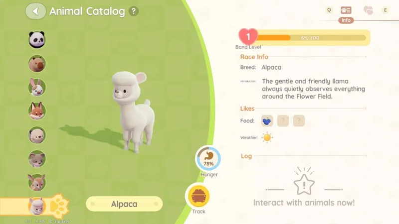 《心动小镇》羊驼介绍