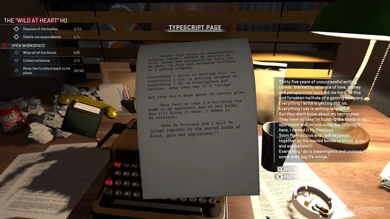 《CrimeSceneCleaner》开发地狱任务全流程攻略
