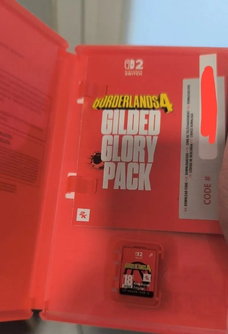 《无主之地4》Switch2实体版曝光