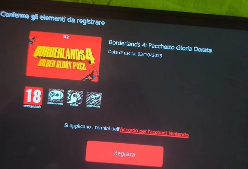 《无主之地4》Switch2实体版曝光