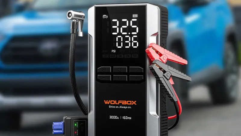 WolfboxMegaVolt16Air无线应急启动电源-多功能车载设备五折优惠