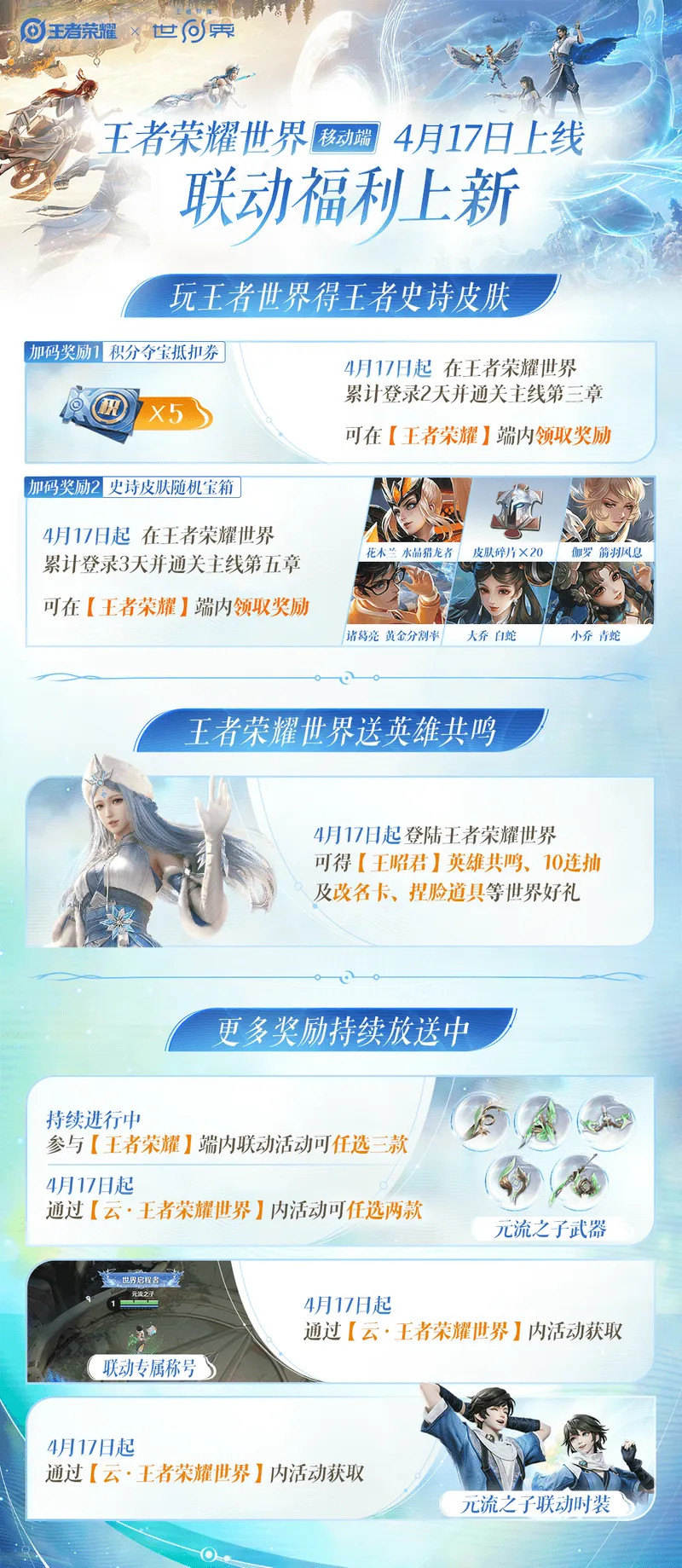 《王者荣耀世界》移动端上线