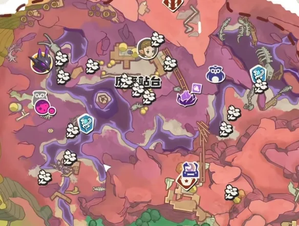 《洛克王国世界》恶水沼泽与黑水峡花朵采集路线详解-全花朵点位与收集攻略