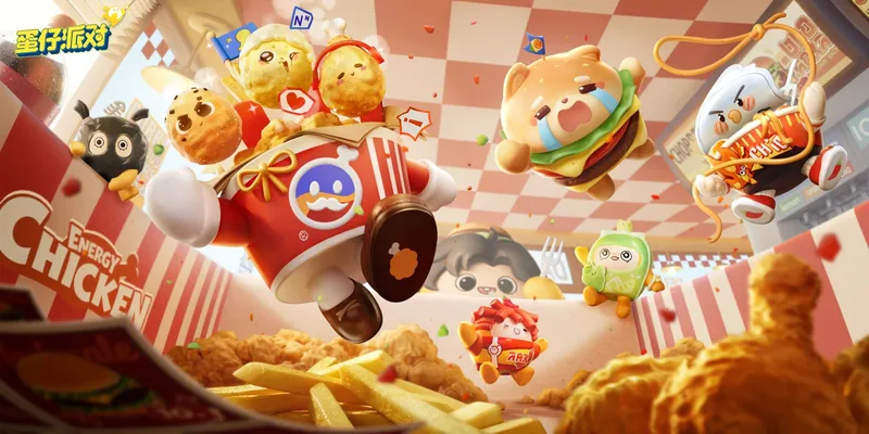 《蛋仔派对》元气零食季派对季开启-盲盒外观与主题关卡揭秘
