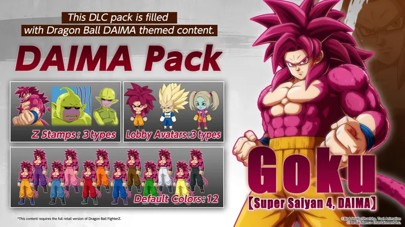 《DragonBallFighterZ》SSJ4悟空发布