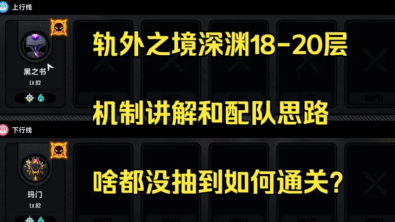 异环第一期轨外之境深渊18-20层通关攻略，含详细机制讲解和不同box配队思路