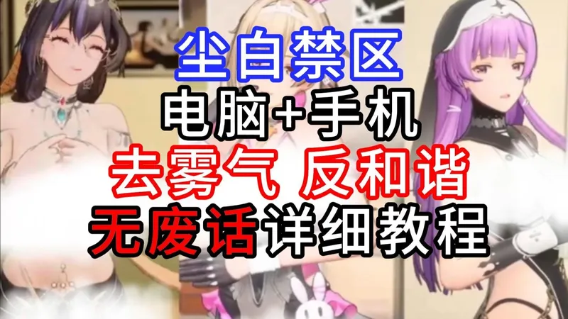 [尘白禁区]最新版 PC电脑+安卓手机 去雾气反和谐 后门小开关超详细教程