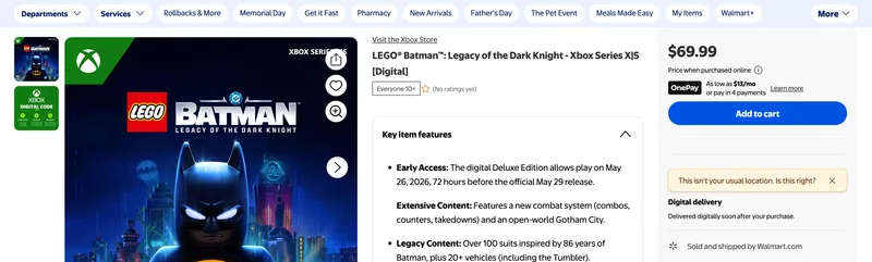 《LegoBatman:LegacyOfTheDarkKnight》提前泄露