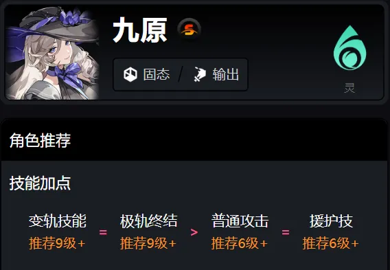 《异环》1.0全角色技能加点攻略