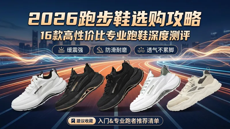 【2026跑步鞋推荐】16款高性价比运动鞋选购攻略！阿迪达斯、乔丹、回力等品牌跑鞋，通勤慢跑轻松应对！