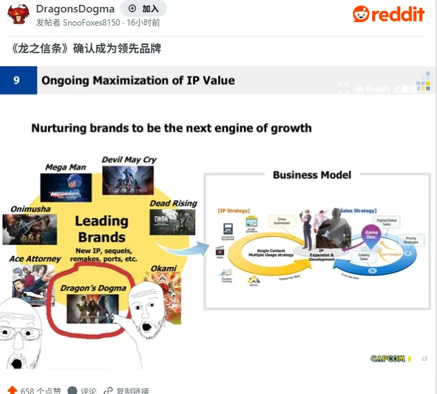 《龙之信条》获卡普空领先品牌认可