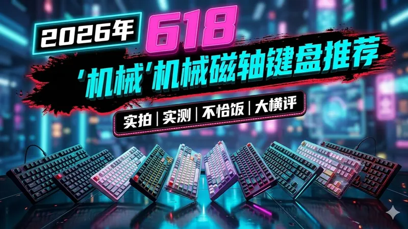 【618键盘推荐】37款机械磁轴键盘实测推荐！全程无广！打瓦/办公/码字看这期直接抄作业！618全网最全选购攻略，真实测评不踩坑！