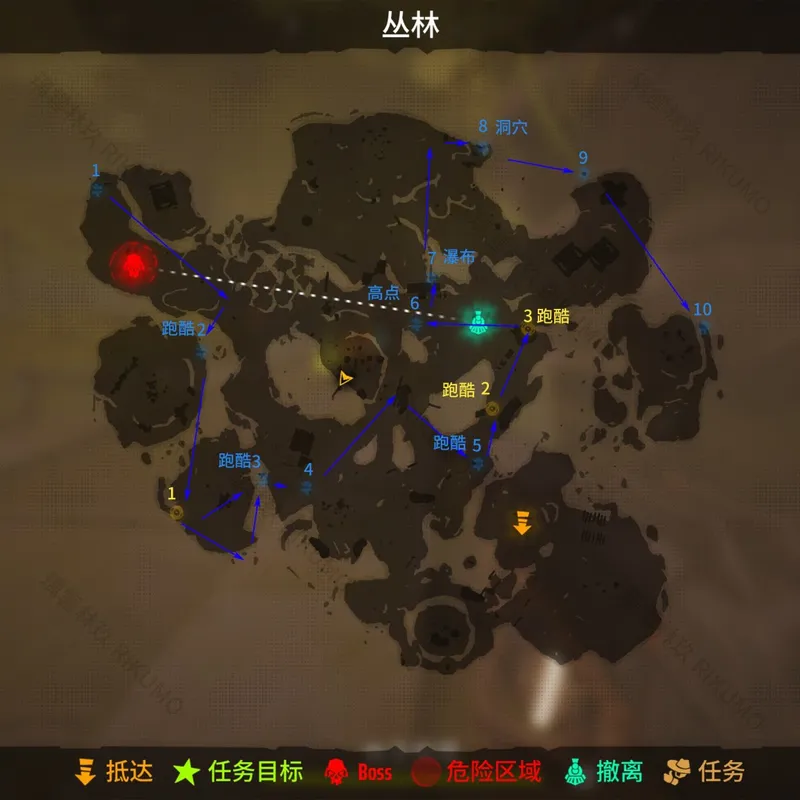 遥遥西土丛林全收集指南