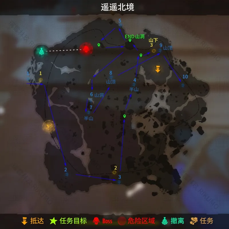 《遥遥西土》北境全收集攻略