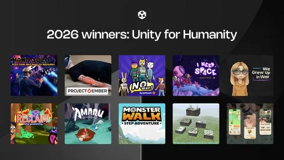 Unity公布2026年度UnityforHumanity资助名单-十个项目获奖助力全球可持续发展