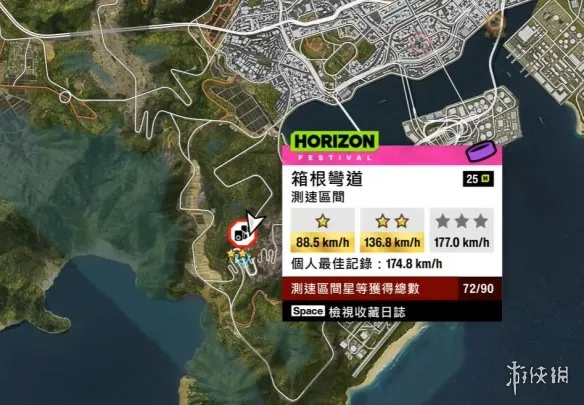 《极限竞速地平线6》测速区间全位置