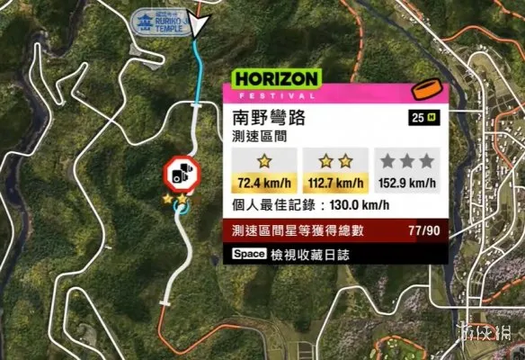 《极限竞速地平线6》测速区间全位置