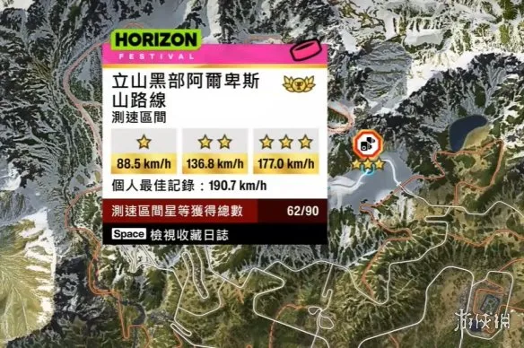 《极限竞速地平线6》测速区间全位置